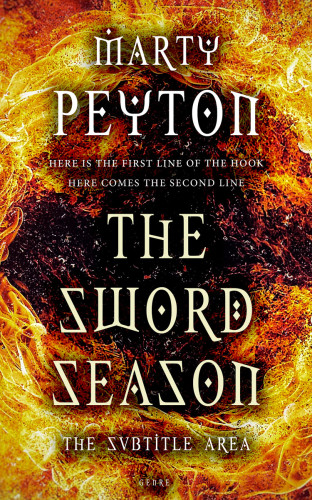 3D mockup of Fiery Orange #21642 - Premade Fantasy Book Cover