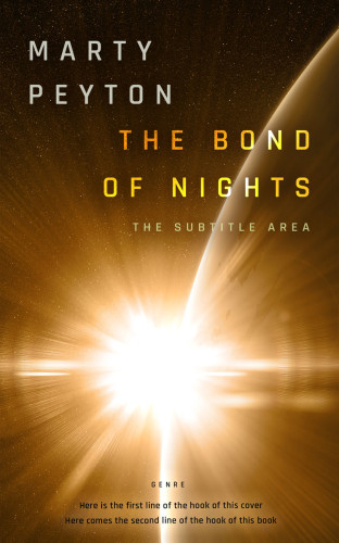 3D mockup of Dark Ebony #21705 - Premade Science Fiction Book Cover