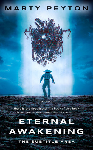 3D mockup of Link Water #21788 - Premade Science Fiction Book Cover