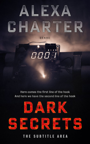 3D mockup of Cinder #22027 - Premade Mystery & Thriller & Suspense Book Cover