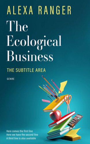 3D mockup of Deep Sea Green #22382 - Premade Education Book Cover