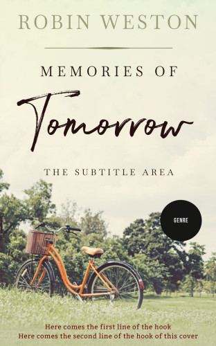 3D mockup of White Rock #22552 - Premade Literary Fiction Book Cover