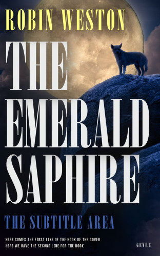 3D mockup of Shark #22583 - Premade Horror Book Cover