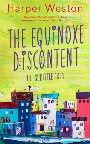 3D mockup of Yellow Green #22792 - Premade Abstract Book Cover