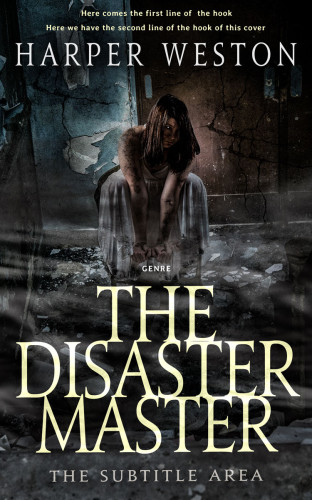 3D mockup of Shark #22830 - Premade Horror Book Cover