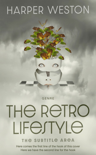 3D mockup of Kangaroo #23349 - Premade Surreal Book Cover