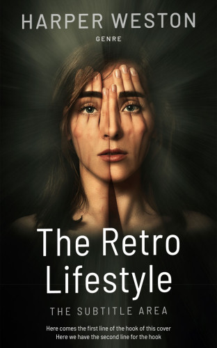 3D mockup of Rangoon Green #23351 - Premade Abstract Book Cover