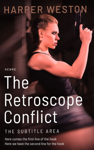 3D mockup of New York Pink #23358 - Premade Action & Adventure Book Cover