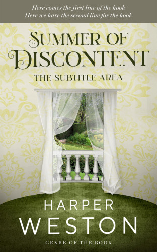 3D mockup of Sisal #23529 - Premade Literary Fiction Book Cover