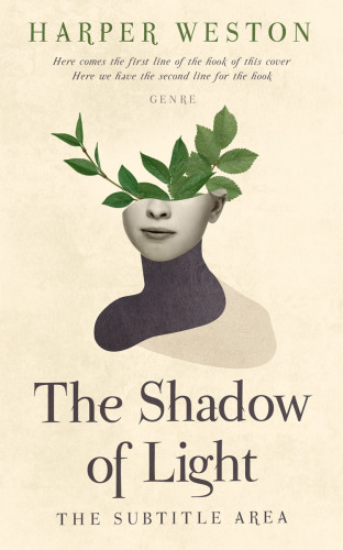 3D mockup of Citrine White #23676 - Premade Abstract Book Cover