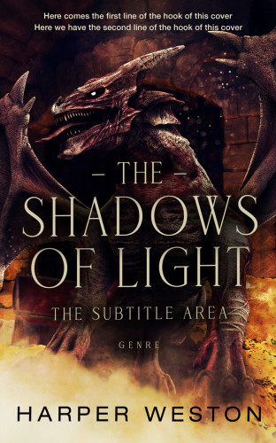 3D mockup of Tan #23729 - Premade Fantasy Book Cover