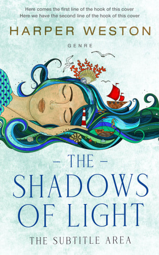 3D mockup of Harp #23735 - Premade Poetry Book Cover | BookCoverZone