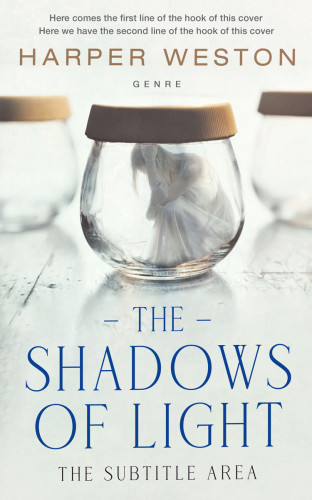 3D mockup of Gray Nurse #23736 - Premade Abstract Book Cover