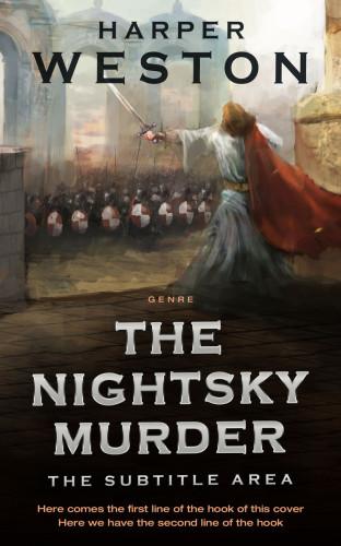 3D mockup of Ash #23802 - Premade Fantasy Book Cover