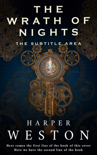 3D mockup of Black #23921 - Premade Science Fiction Book Cover