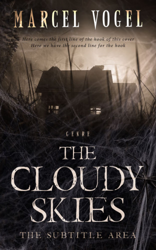 3D mockup of Cod Gray #24296 - Premade Horror Book Cover