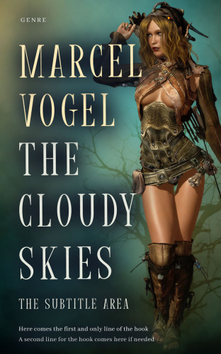 3D mockup of Heavy Metal #24405 - Premade Fantasy Book Cover