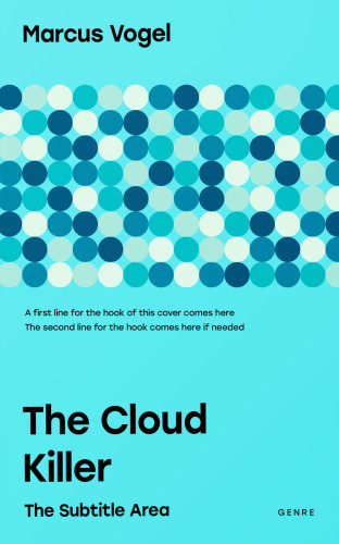 3D mockup of Turquoise Blue #24548 - Premade Business Book Cover | BookCoverZone