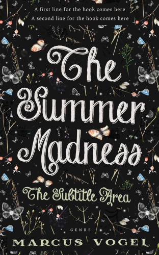 3D mockup of Swirl #24582 - Premade Abstract Book Cover