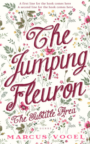 3D mockup of Solid Pink #24587 - Premade Abstract Book Cover