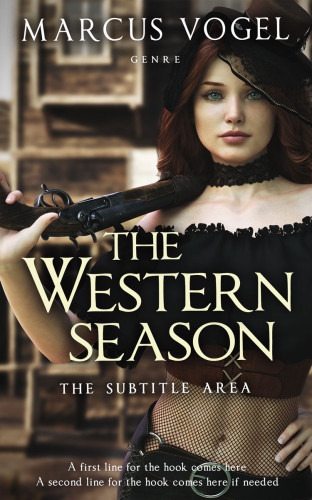 3D mockup of Zeus #24618 - Premade Western Book Cover