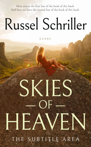 3D mockup of Metallic Bronze #25020 - Premade Romance Book Cover