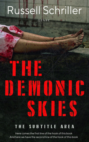 3D mockup of Log Cabin #25061 - Premade Horror Book Cover