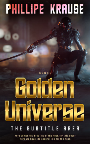 3D mockup of Thunder #25125 - Premade Science Fiction Book Cover