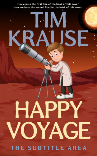 3D mockup of Burnt Umber #25279 - Premade Science Fiction Book Cover