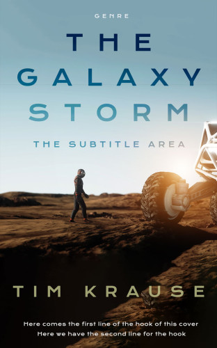 3D mockup of Heather #25348 - Premade Science Fiction Book Cover