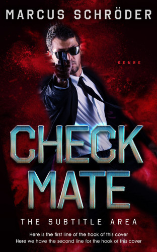 3D mockup of Crowshead #25451 - Premade Mystery & Thriller & Suspense Book Cover