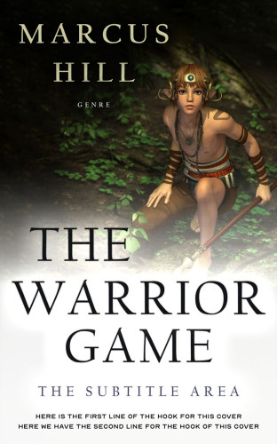 3D mockup of Satin Linen #25550 - Premade Fantasy Book Cover