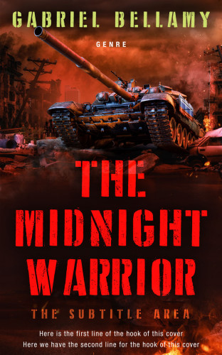 3D mockup of Punch #26013 - Premade Action & Adventure Book Cover