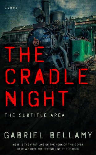 3D mockup of Black #26291 - Premade Abstract Book Cover