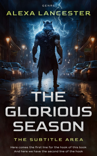 3D mockup of Shark #26582 - Premade Horror Book Cover