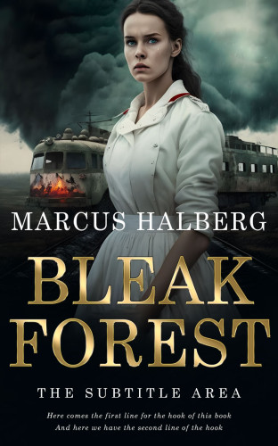 3D mockup of Heathered Gray #26772 - Premade Apocalyptica Book Cover