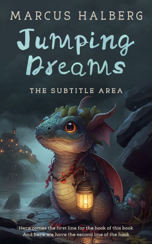 3D mockup of Shark #26920 - Premade Fantasy Book Cover