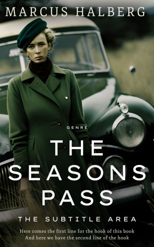 3D mockup of Log Cabin #27150 - Premade Travel Book Cover