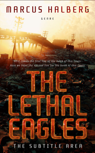 3D mockup of Chalky #27325 - Premade Apocalyptica Book Cover