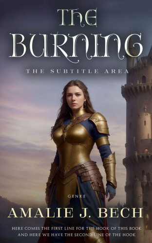 3D mockup of Thunder #27848 - Premade Fantasy Book Cover