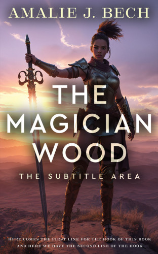 3D mockup of Woody Brown #27937 - Premade Fantasy Book Cover