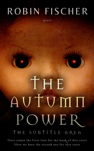 3D mockup of Wood Bark #28144 - Premade Horror Book Cover