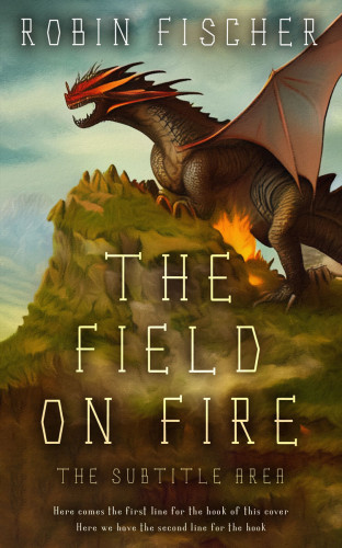 3D mockup of Metallic Bronze #28254 - Premade Fantasy Book Cover