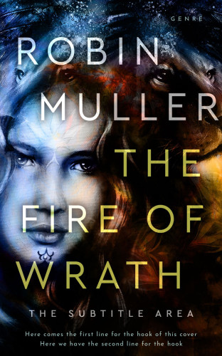 3D mockup of Eagle #28268 - Premade Abstract Book Cover