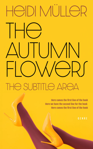 3D mockup of Lightning Yellow #28380 - Premade Chick Lit Book Cover