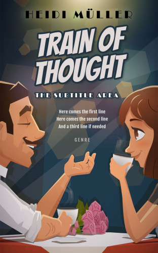 3D mockup of Cape Cod #28437 - Premade Romance Book Cover