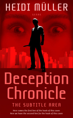 3D mockup of Dark Burgundy #28446 - Premade Mystery & Thriller & Suspense Book Cover