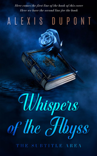 3D mockup of Black Pearl #28512 - Premade Poetry Book Cover | BookCoverZone