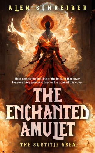 3D mockup of Harvest Gold #28700 - Premade Fantasy Book Cover