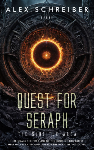 3D mockup of Thunder #28710 - Premade Fantasy Book Cover